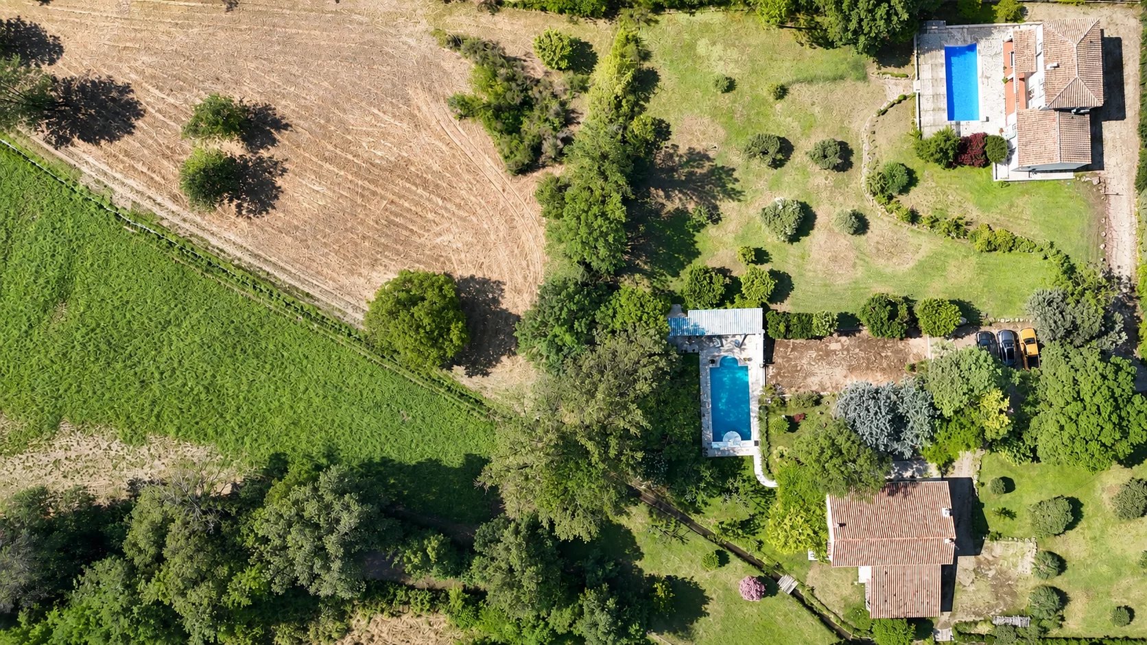 Exceptional property with 19th-century mill, detached villa, 2 pools on 1.6 hectares