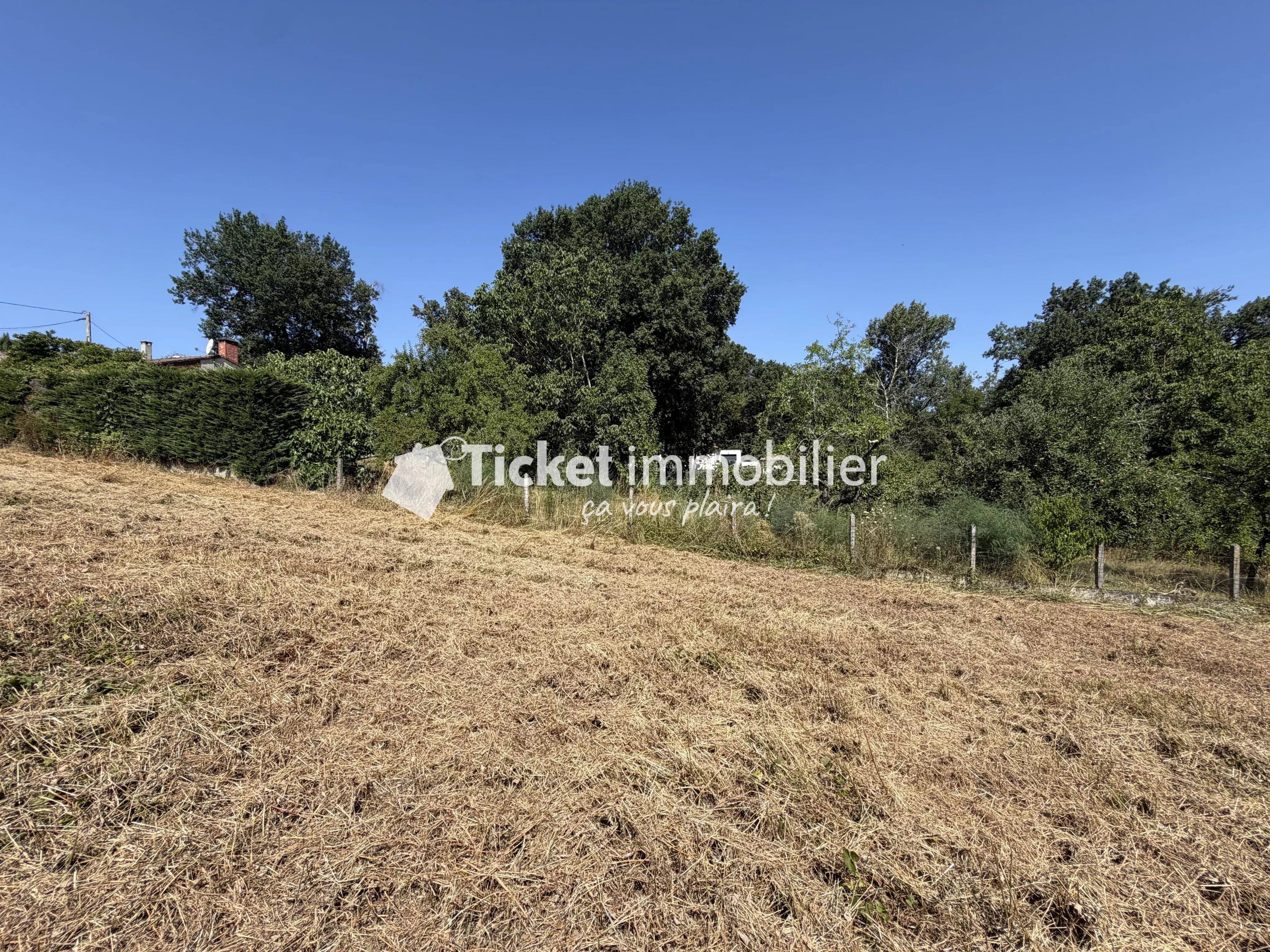 TERRAIN CONSTRUCTIBLE 1163m2 DAUX NON VIABILISE LIBRE DE CONSTRUCTEUR — photo 6