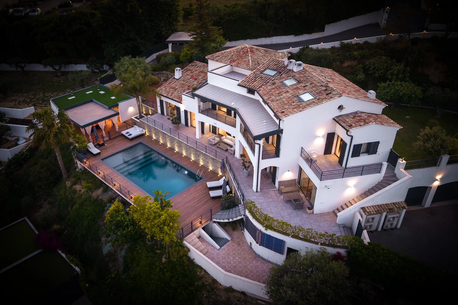 Gated estate and panoramical sea view