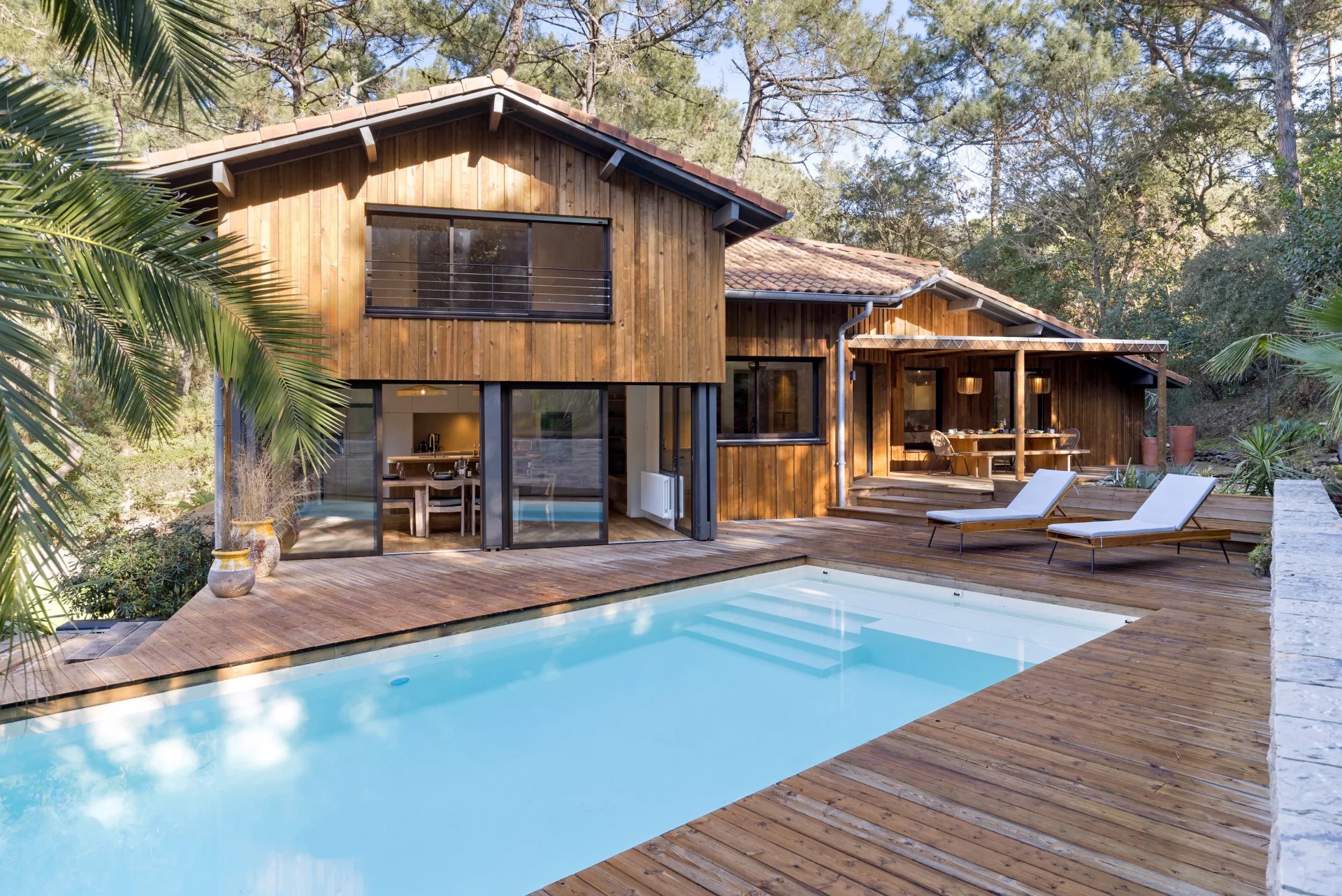 CANOPÉE - Stunning wooden house between the ocean & the lake with pool - Hossegor - picture 1