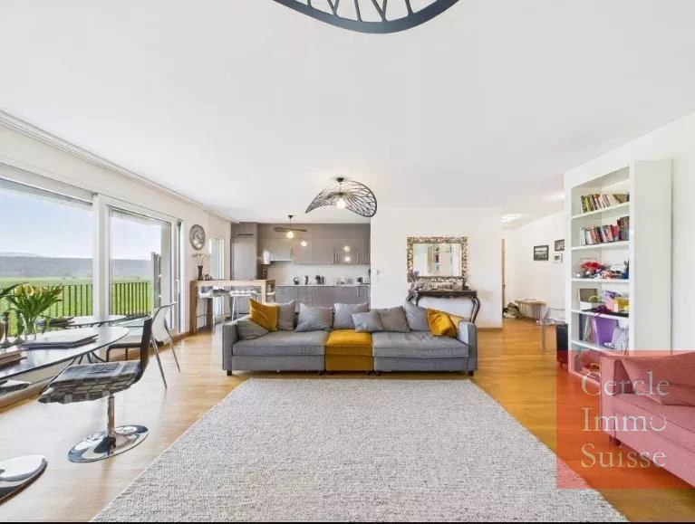 Superbe appartement 5 p Chancy-vue dégagée campagne - Photo 4