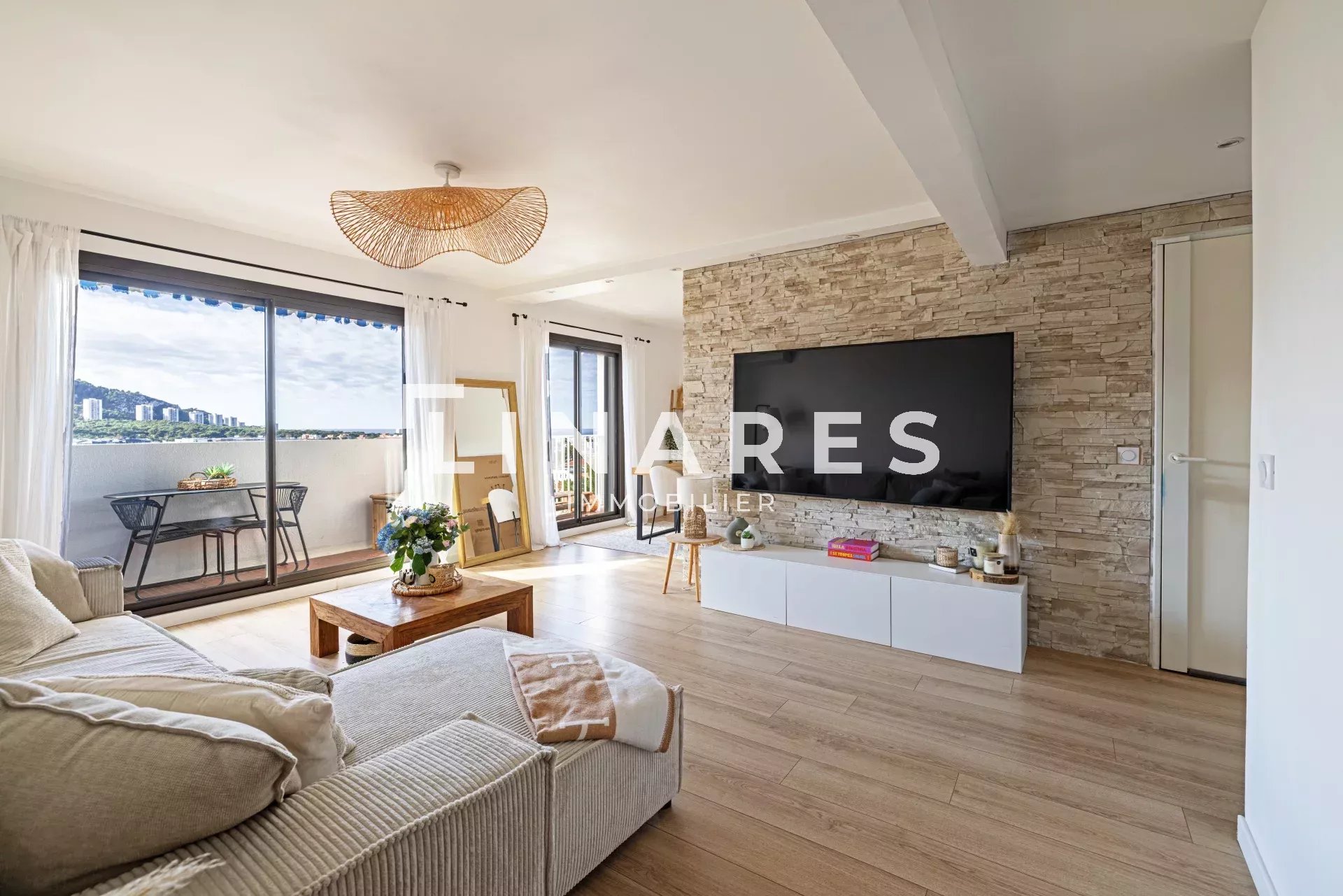 HORIZON CALME - Appartement T4 de 65m2 - trois balcons - Vue mer - 13009 Mazargues