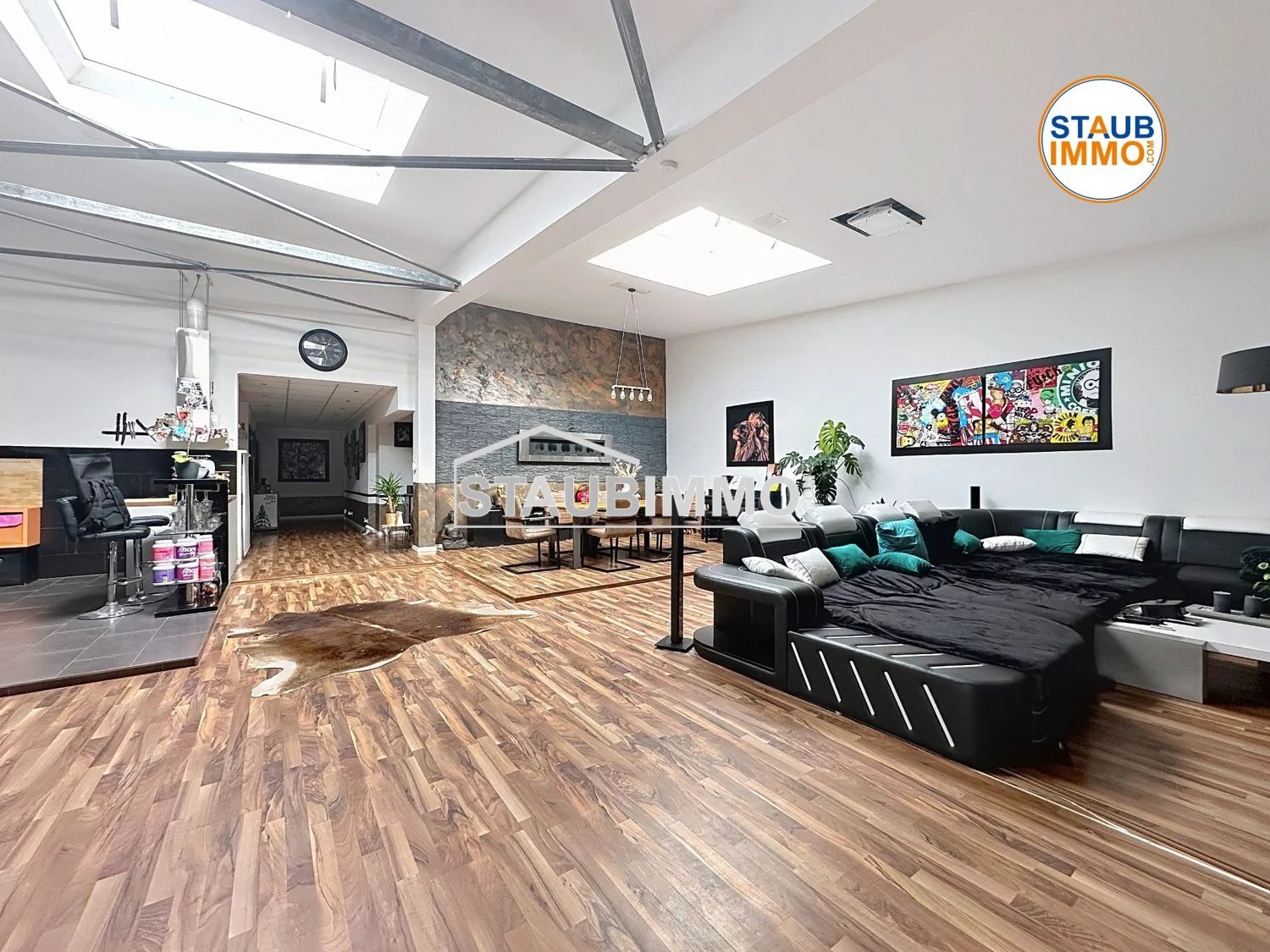 Hegenheim Appartement type Loft de 200 m² avec 300 m² de jardi