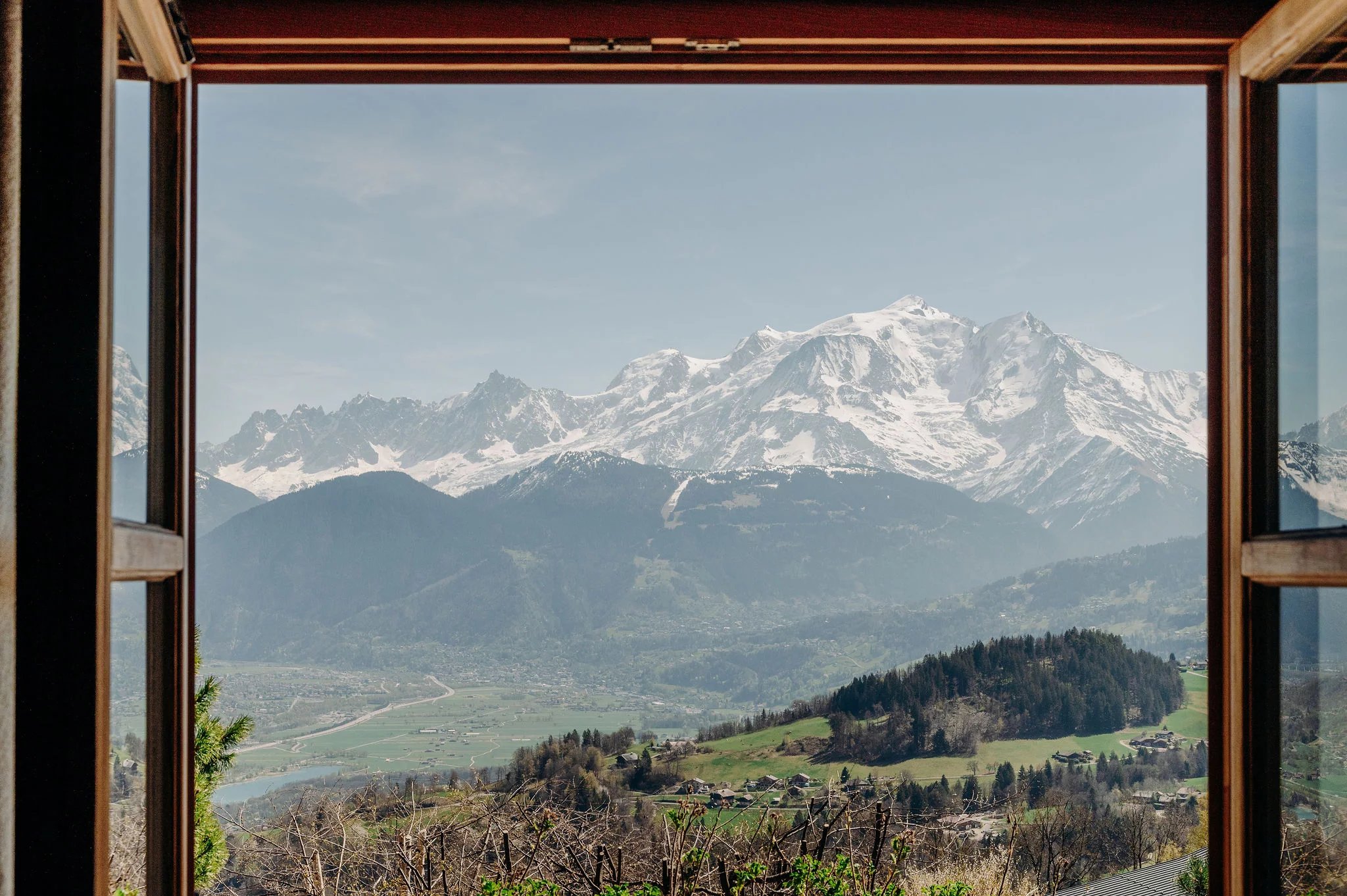Exklusives Chalet mit atemberaubendem Panoramablick auf den Mont Blanc