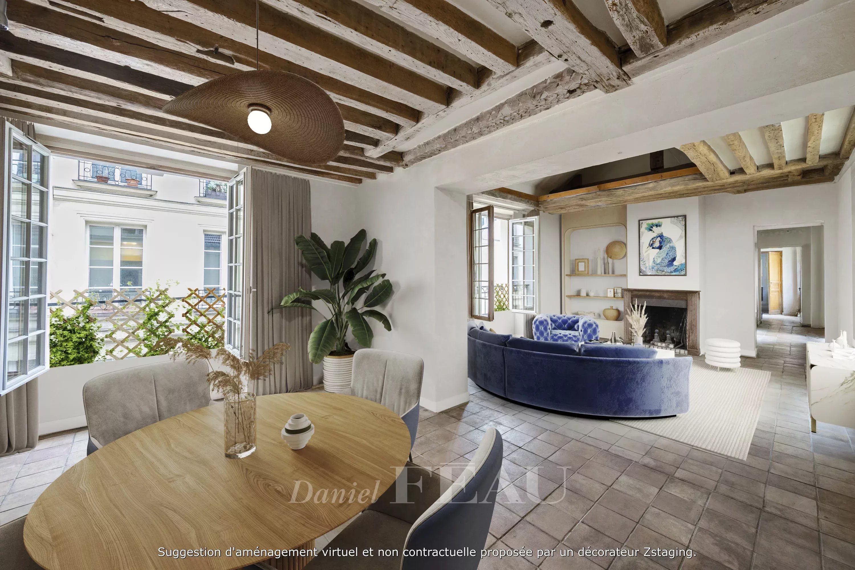 Paris 3rd District – A 4-room apartment to renovate