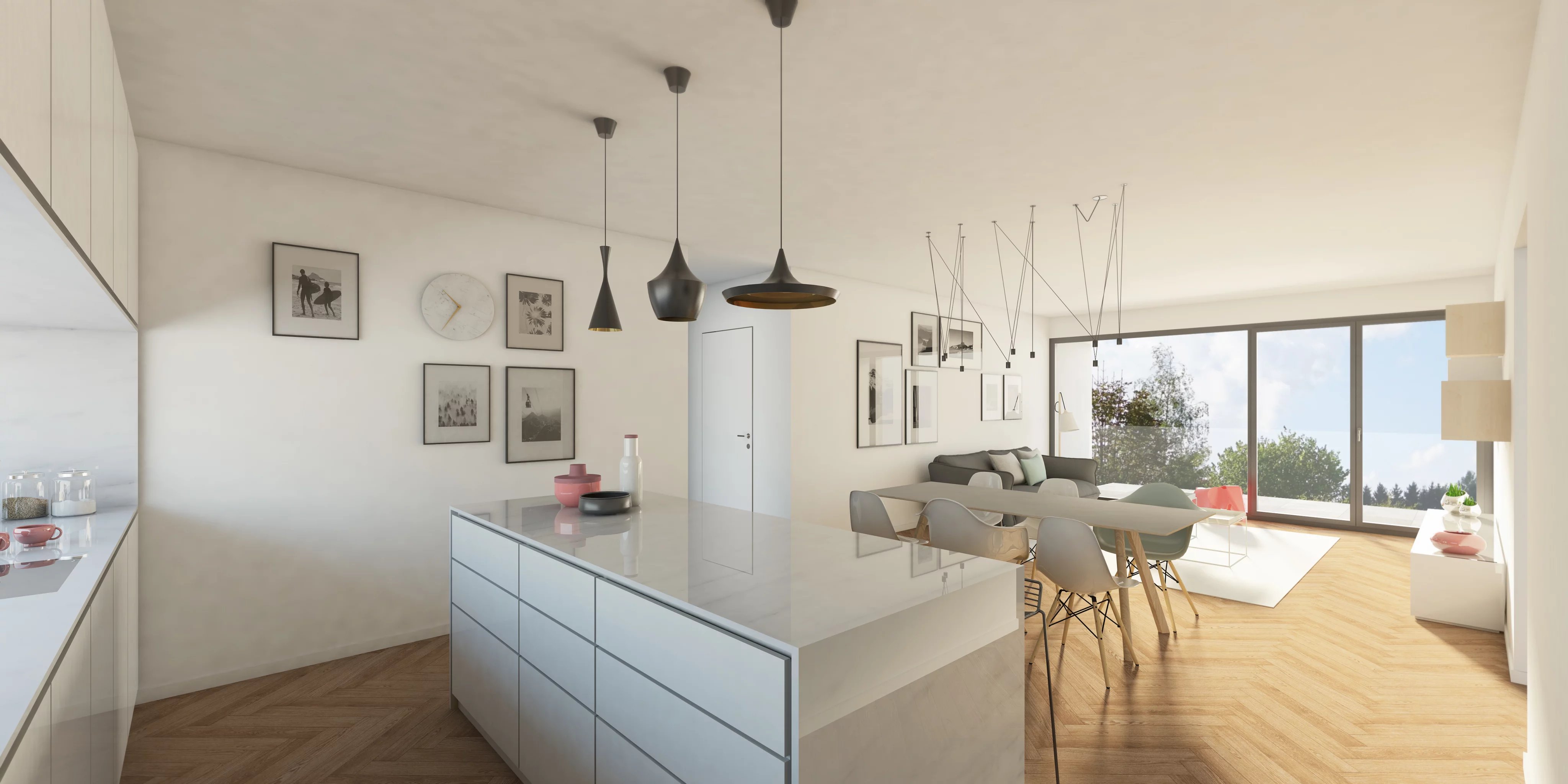 A - Vendre Appartement 3 chambres avec loggia à Kleinbettingen