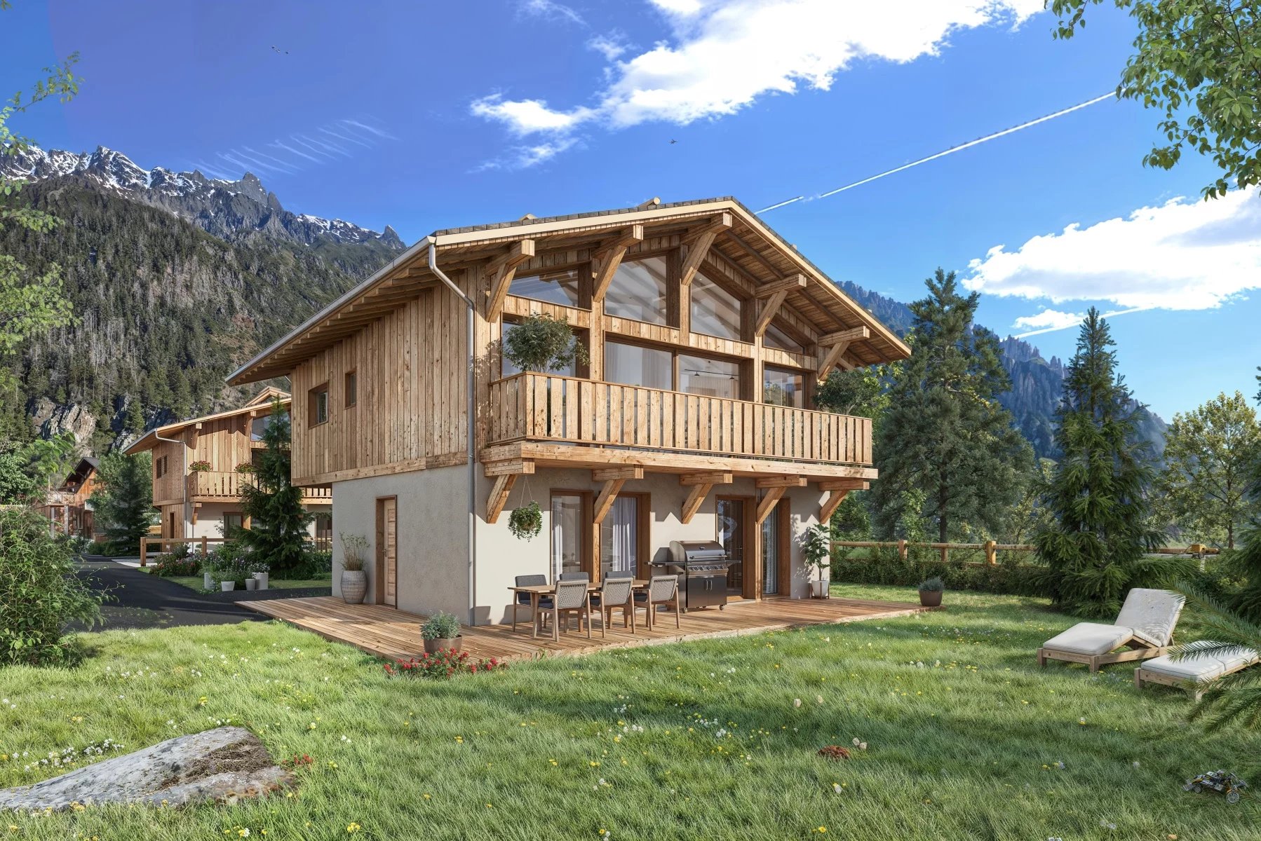 CHAMONIX - A 4-bedroom, new-build chalet walkable to Chamonix centre Accommodation in Chamonix