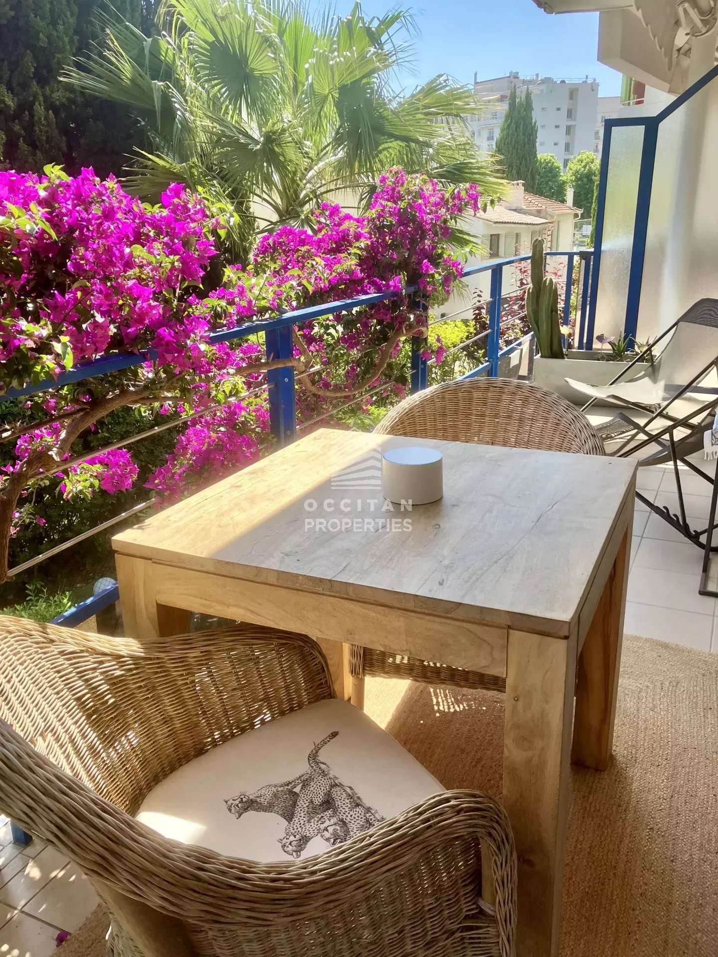 200 mètres de la Croisette - Terrasse Sud - Résidence récente - Arrière Martinez