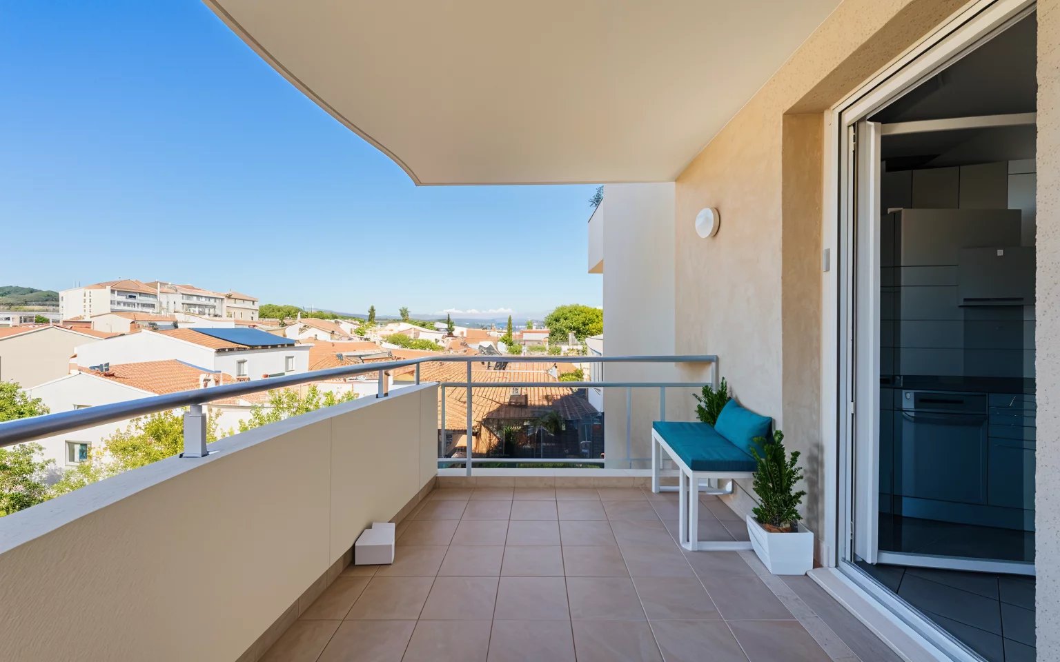 3-room apartment for sale in Aix-en-Provence in a residence with elevator and panoramic views - Secteur Ouest