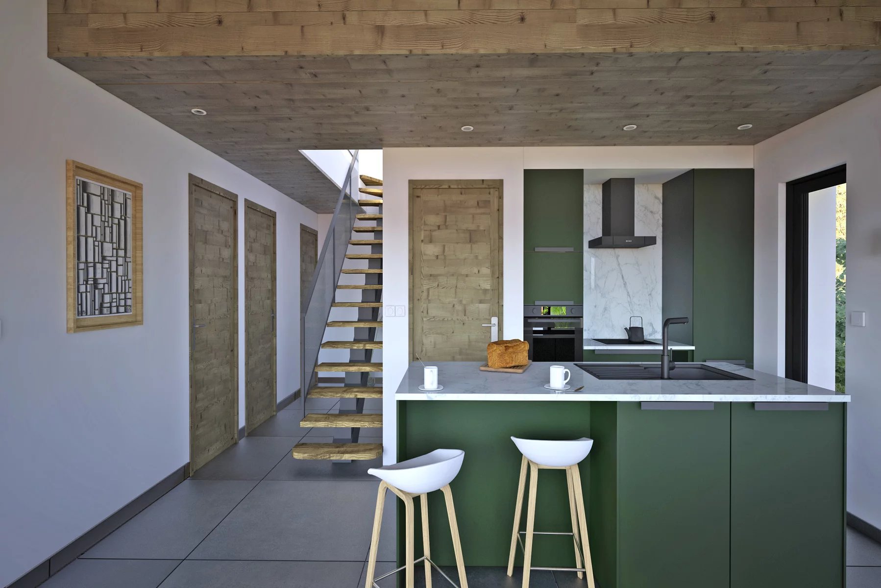 Photo of MORZINE – New-build 4-bedroom demi-chalet with panoramic views