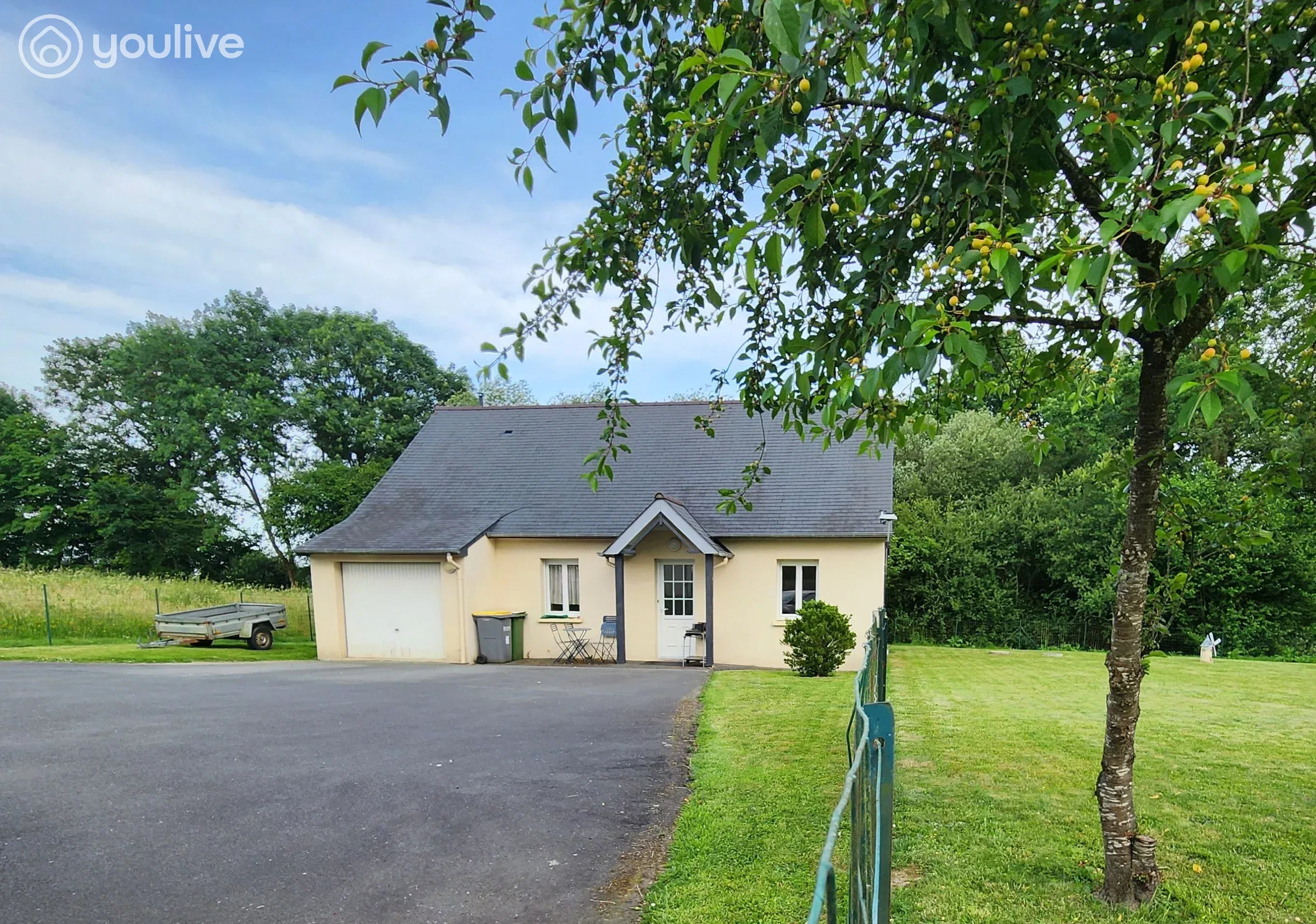 Maison de 3 chambres à Brusvily