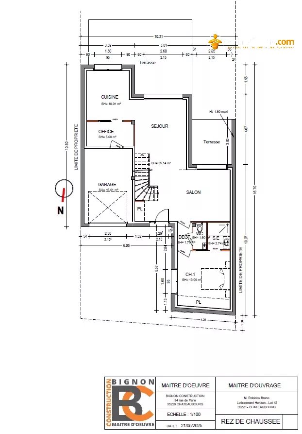 Maison neuve 4 chambres - 120 m² - CHÂTEAUBOURG - Photo 4