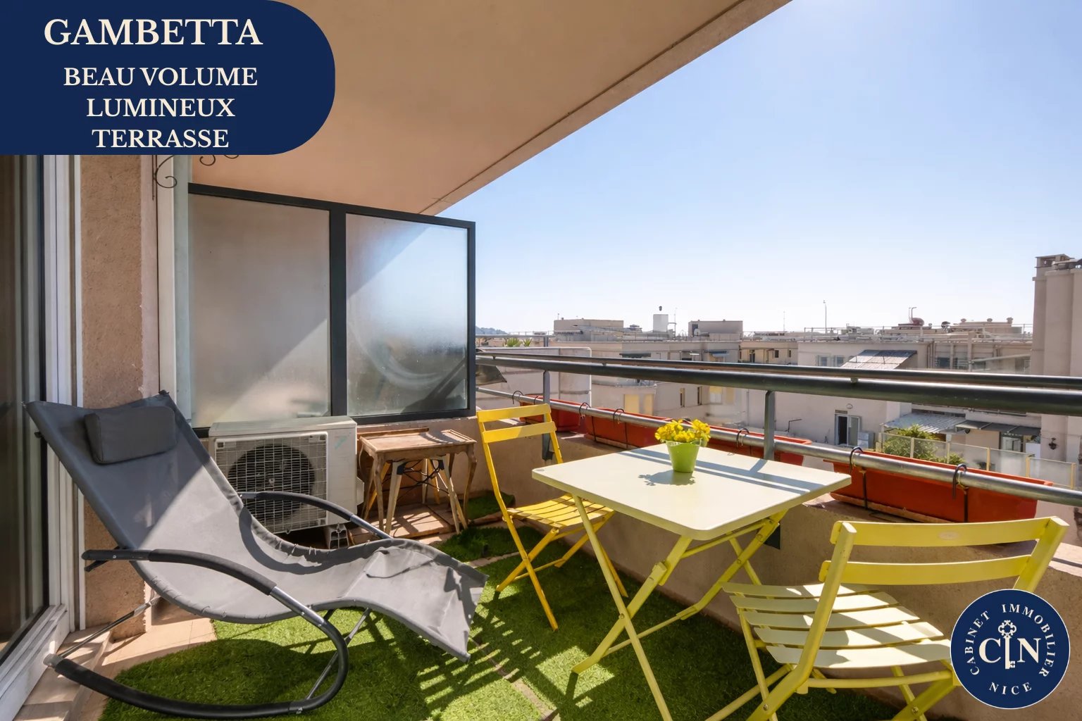 5 Pièces – Dernier étage – Terrasse – Garage inclus