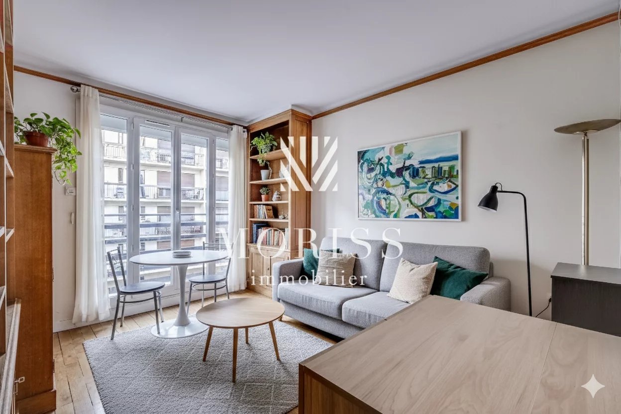 À vendre – Paris 17e Ternes – Studio meublé lumineux de 17,97 m² - Image 1