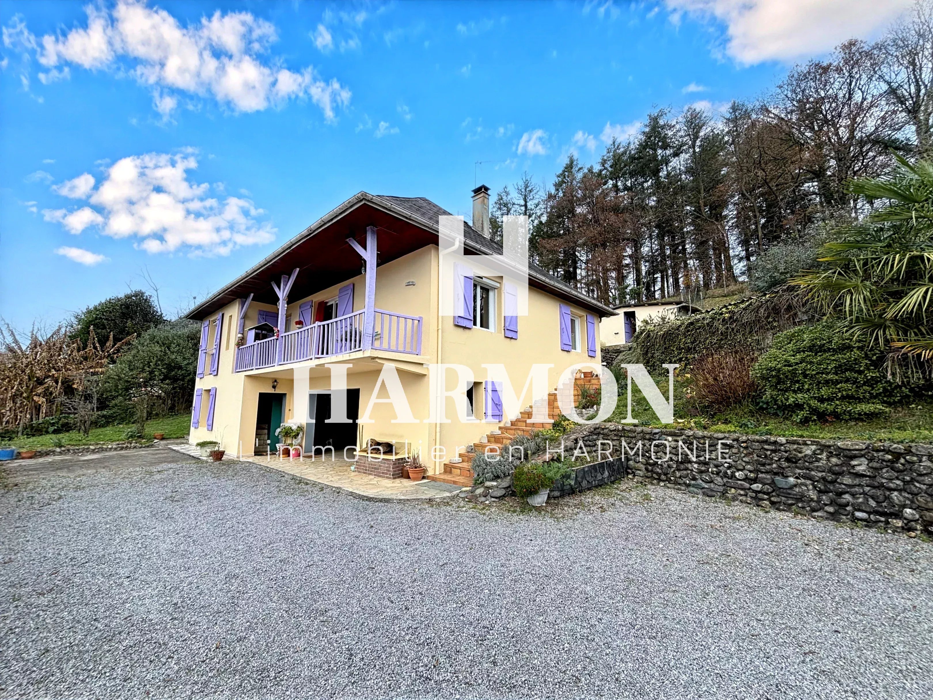 Harmon à vendre : Beautiful house with view of the Pyrenees