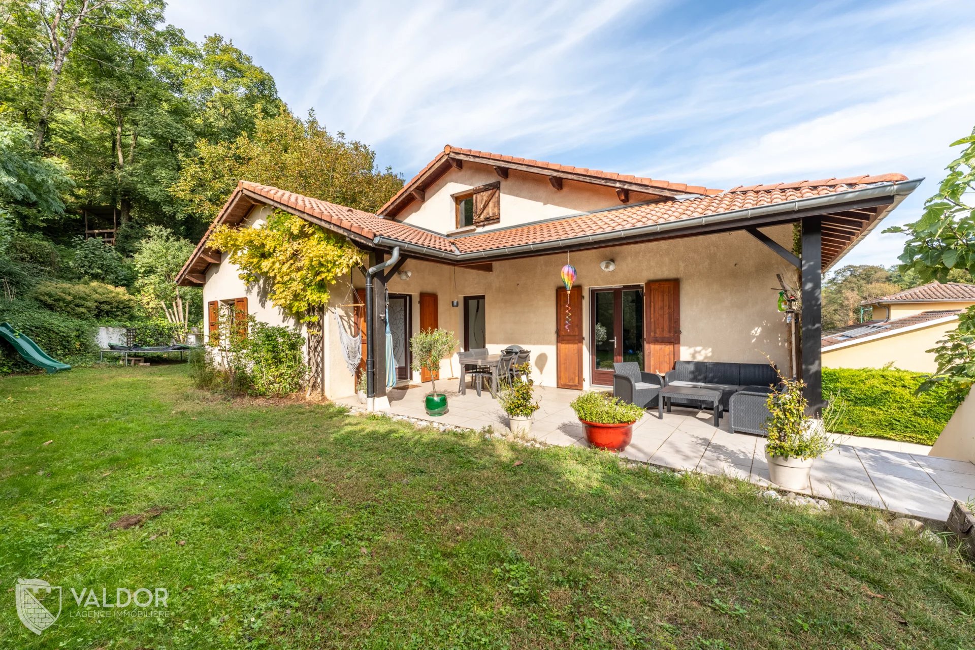 Maison familiale sur terrain préservé
