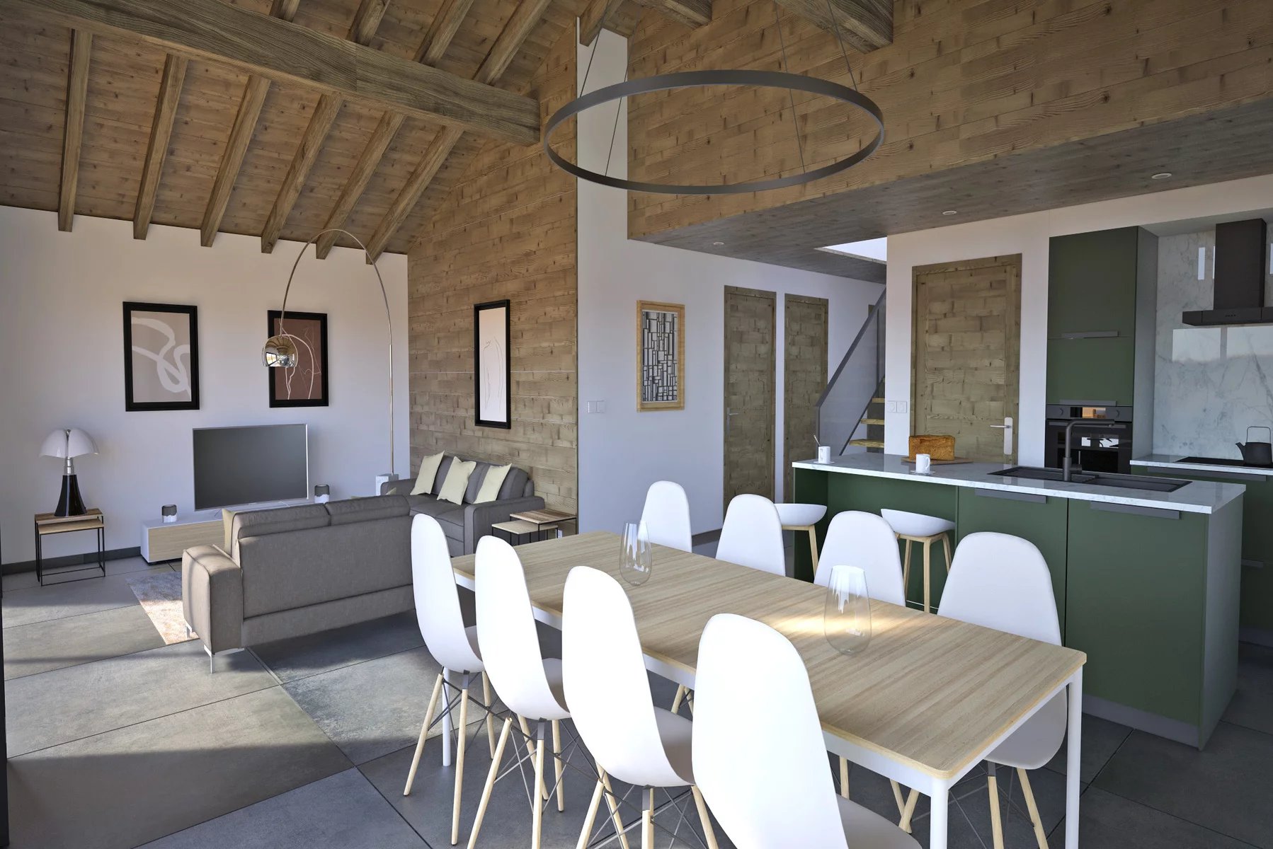 Photo of MORZINE – New-build 4-bedroom demi-chalet with panoramic views