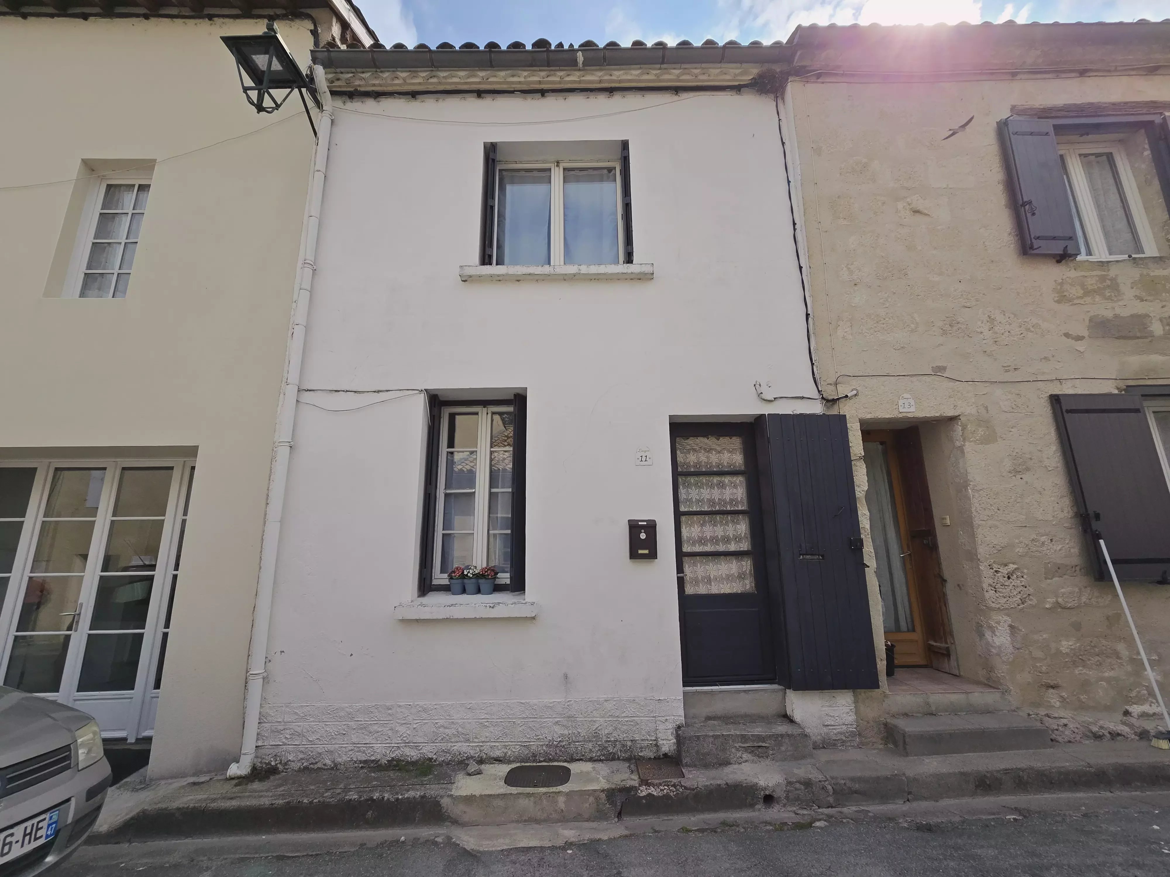 Maison de village – Vue sur le château