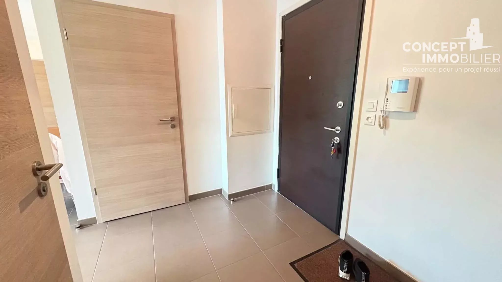 Appartement F3 à vendre, balcon,  box en sous sol