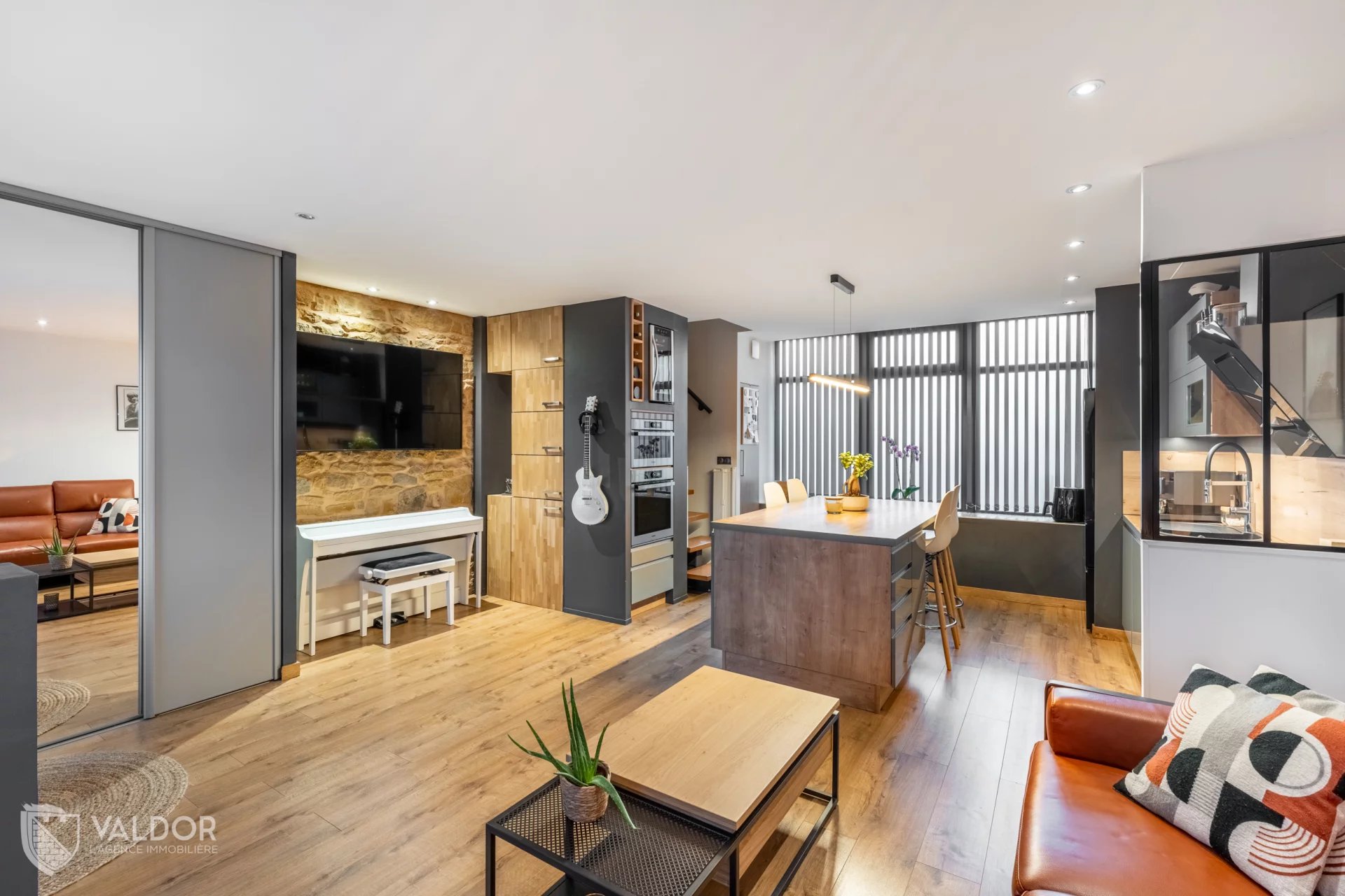 Maison de village avec une terrasse de 35 m²