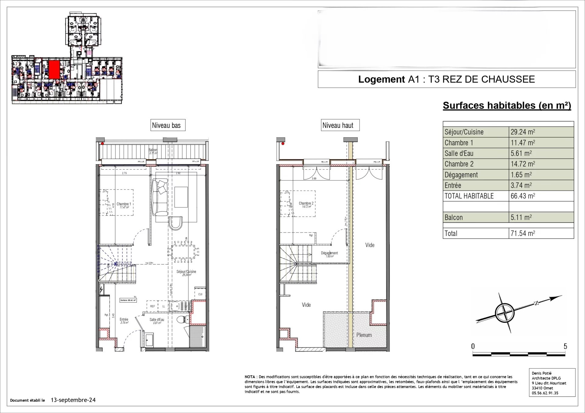 DUPLEX T3 70m² balcon - LA COURNEUVE centre-ville