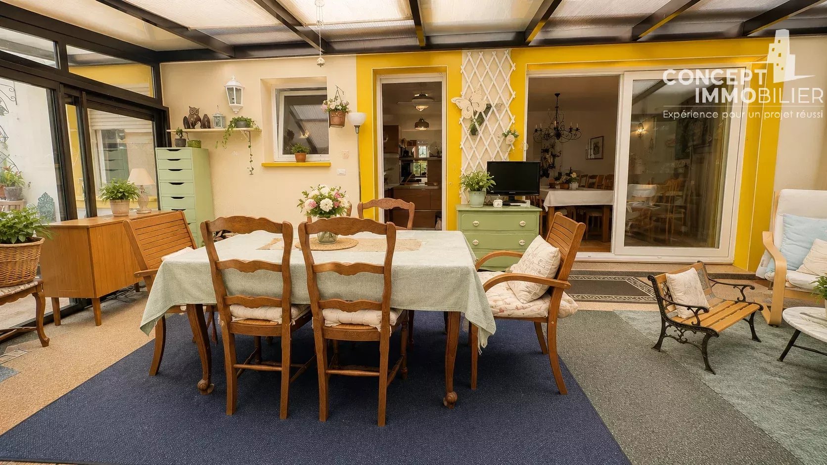 Maison plain pied Florange 3 chambres, garage et jardin