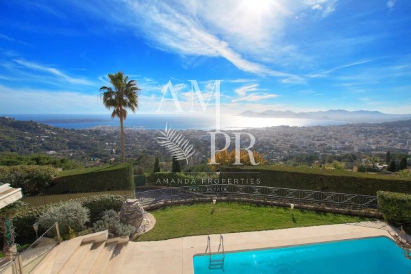Luxury Villa Cannes: Panoramic Sea View Family Estate in Californie — photo 6