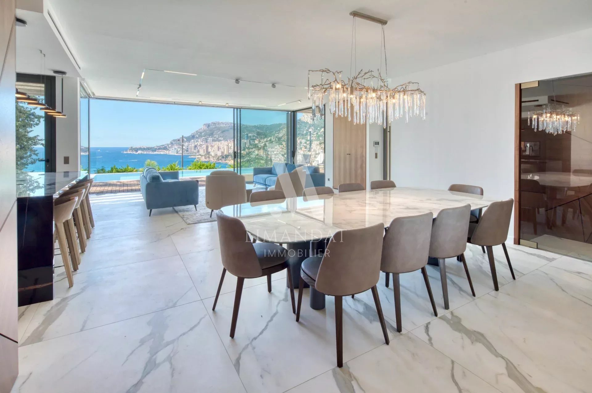 Roquebrune-Cap-Martin – Exceptional Contemporary Villa with Breathtaking Sea and Monaco Views