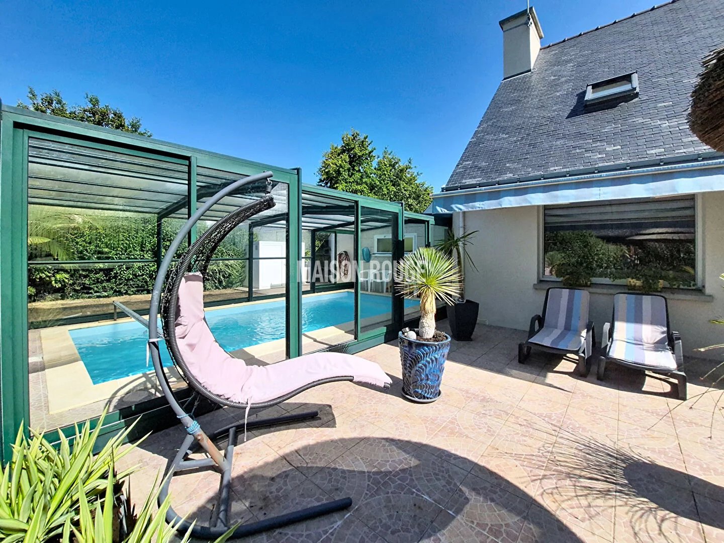Maison avec PISCINE COUVERTE et VERRIERE - VANNES LUSCANEN