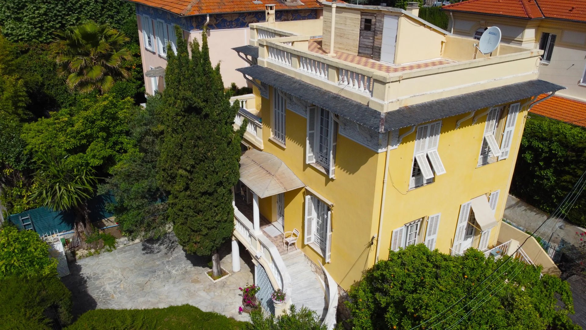 Nice - Cimiez:  Villa Viager Occupé  Coeur de Cimiez