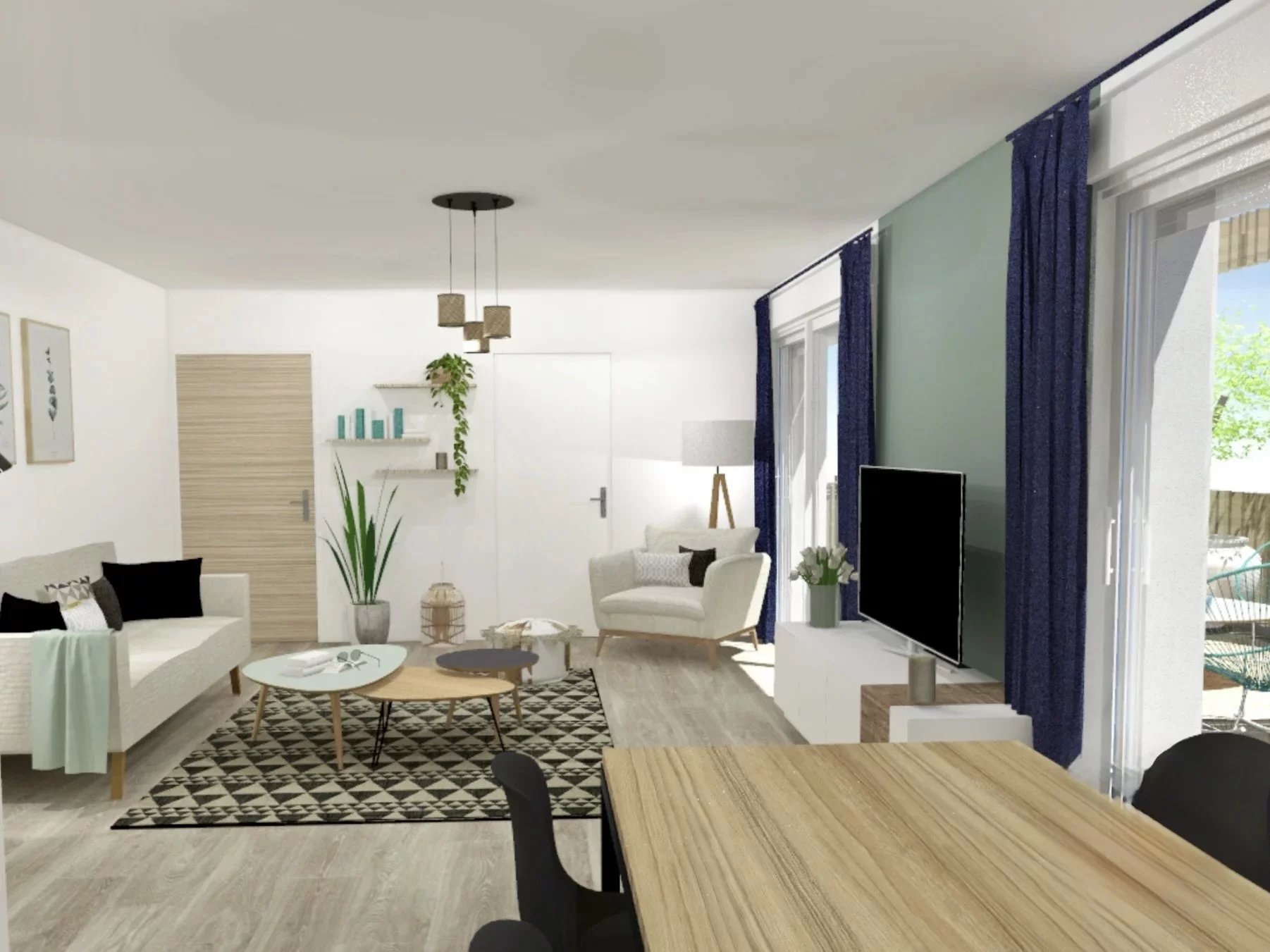 Appartement - 3 pi&egrave;ces SAINT MICHEL CHEF CHEF