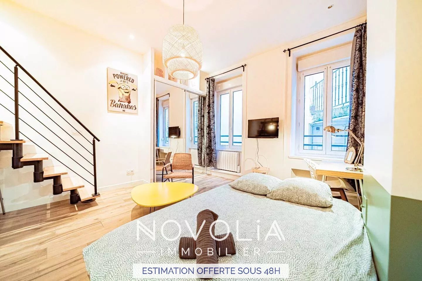 Achat Appartement Surface de 34 m/ Total carrez : 24 m, 2 pices, Lyon 7me (69007)