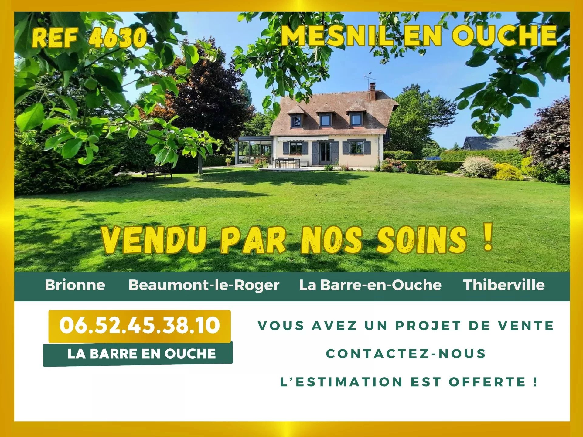Agence immobilière de AGENCE DE LA BARRE EN OUCHE