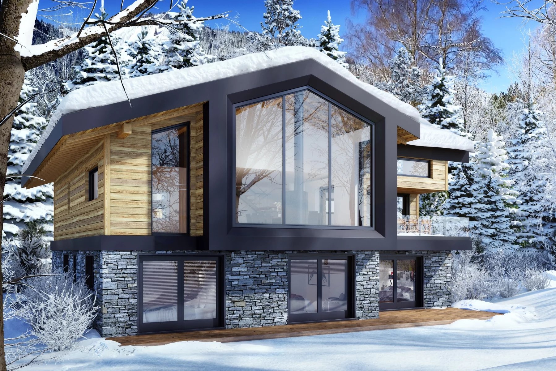 Photo of A stunning new build 5 bedroom, 5 bathroom chalet in the sought after area of Les Bois