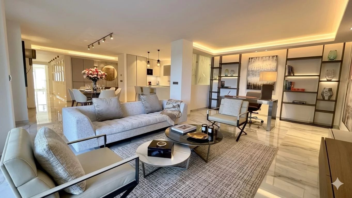 CANNES CROISETTE – SOMPTUEUX 3 PIÈCES AVEC VUE MER ET TERRASSES