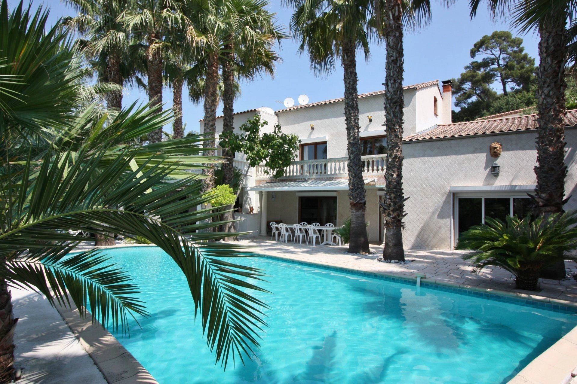 VILLA WITH A PALM GROVE BIOT HEIGHTS