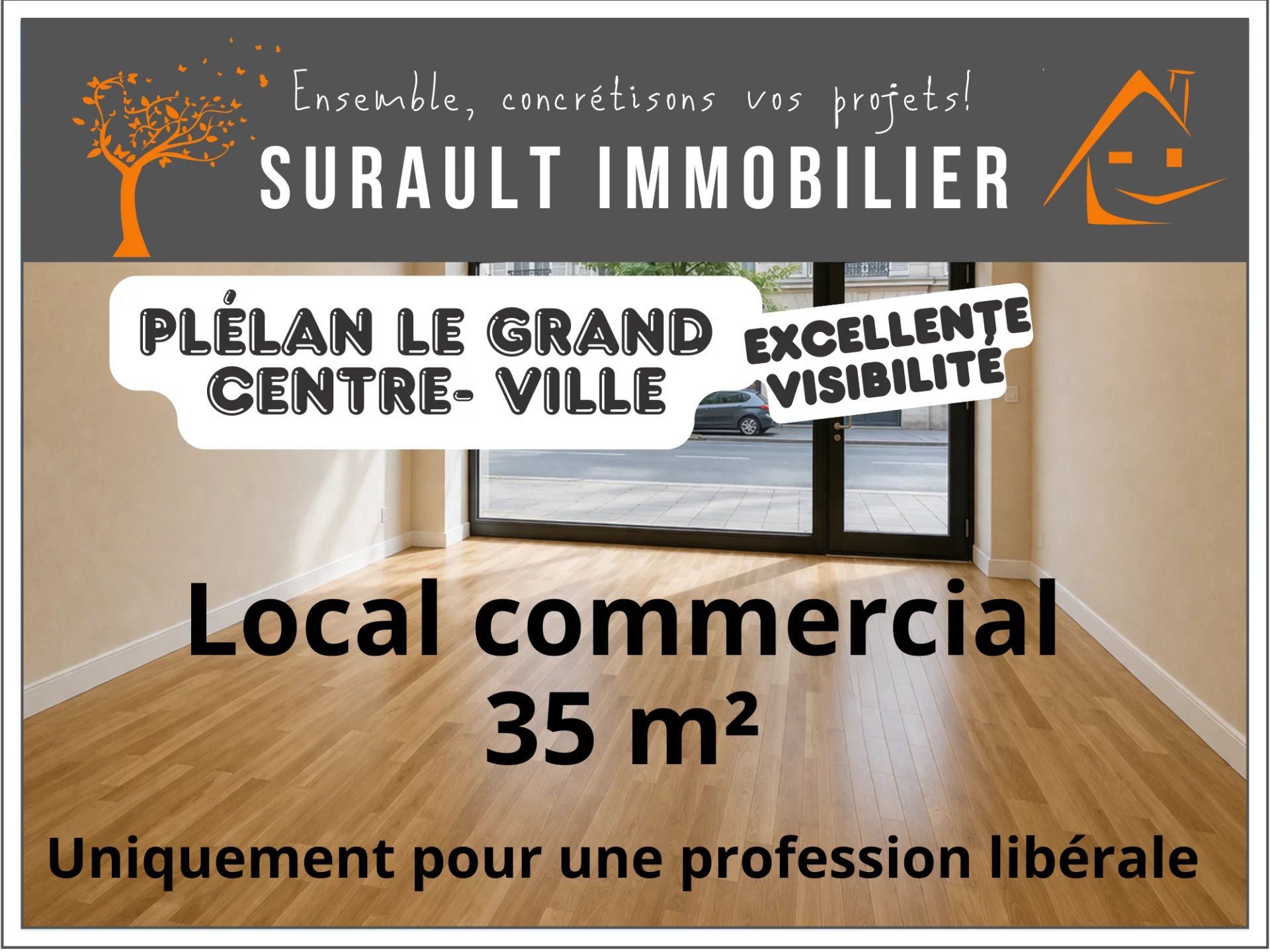 Location Local commercial Plélan-le-Grand