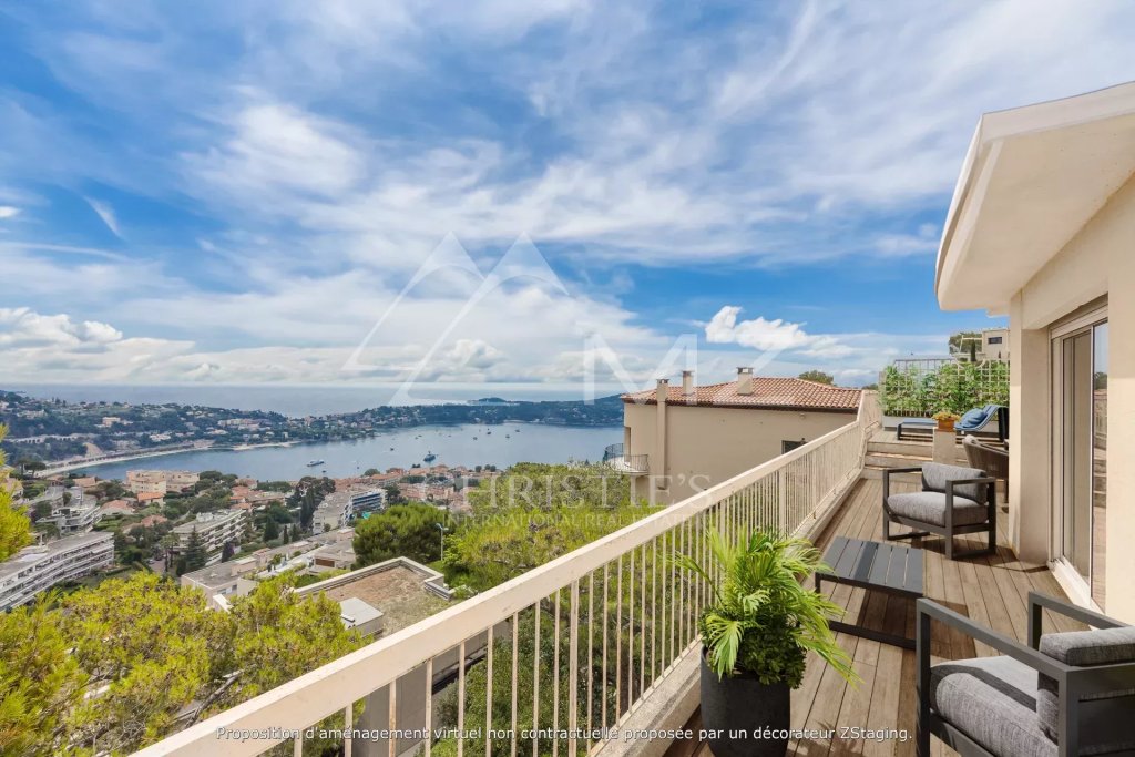 Apartment for sale in Villefranche sur Mer — Penthouse Villefranche-sur-Mer – Panoramic Sea View