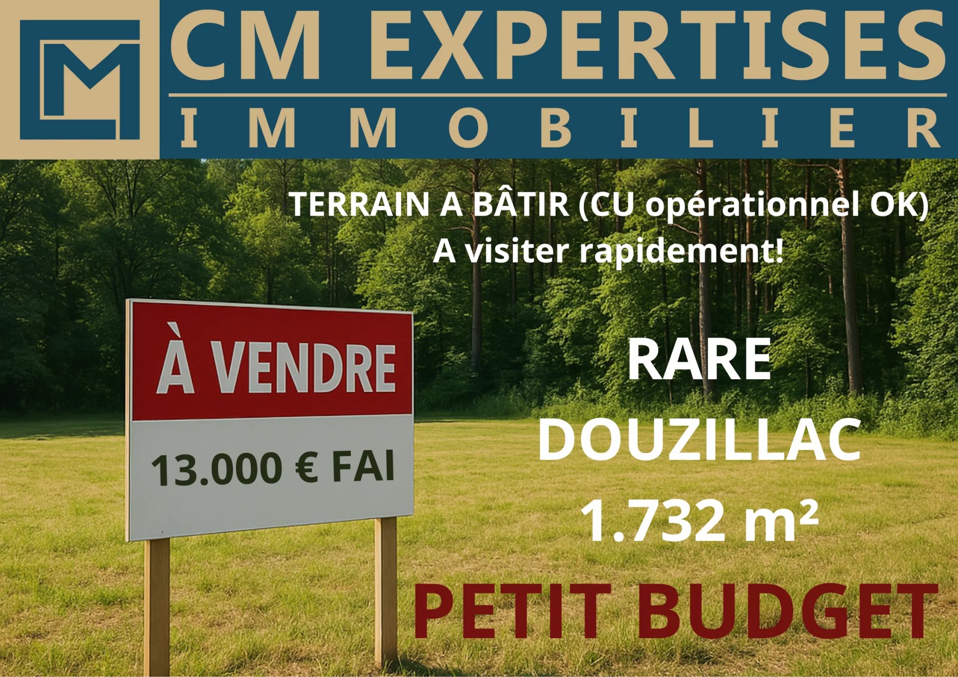 Vente Terrain constructible Neuvic