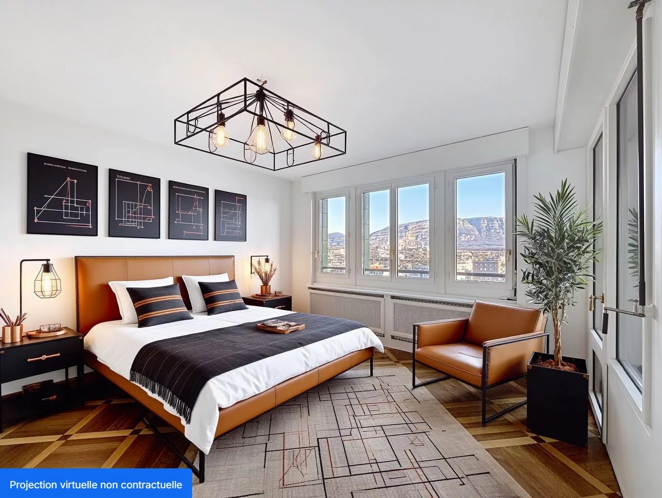 Genève center - Apartment with view of the harbour, cathedral and water fountain