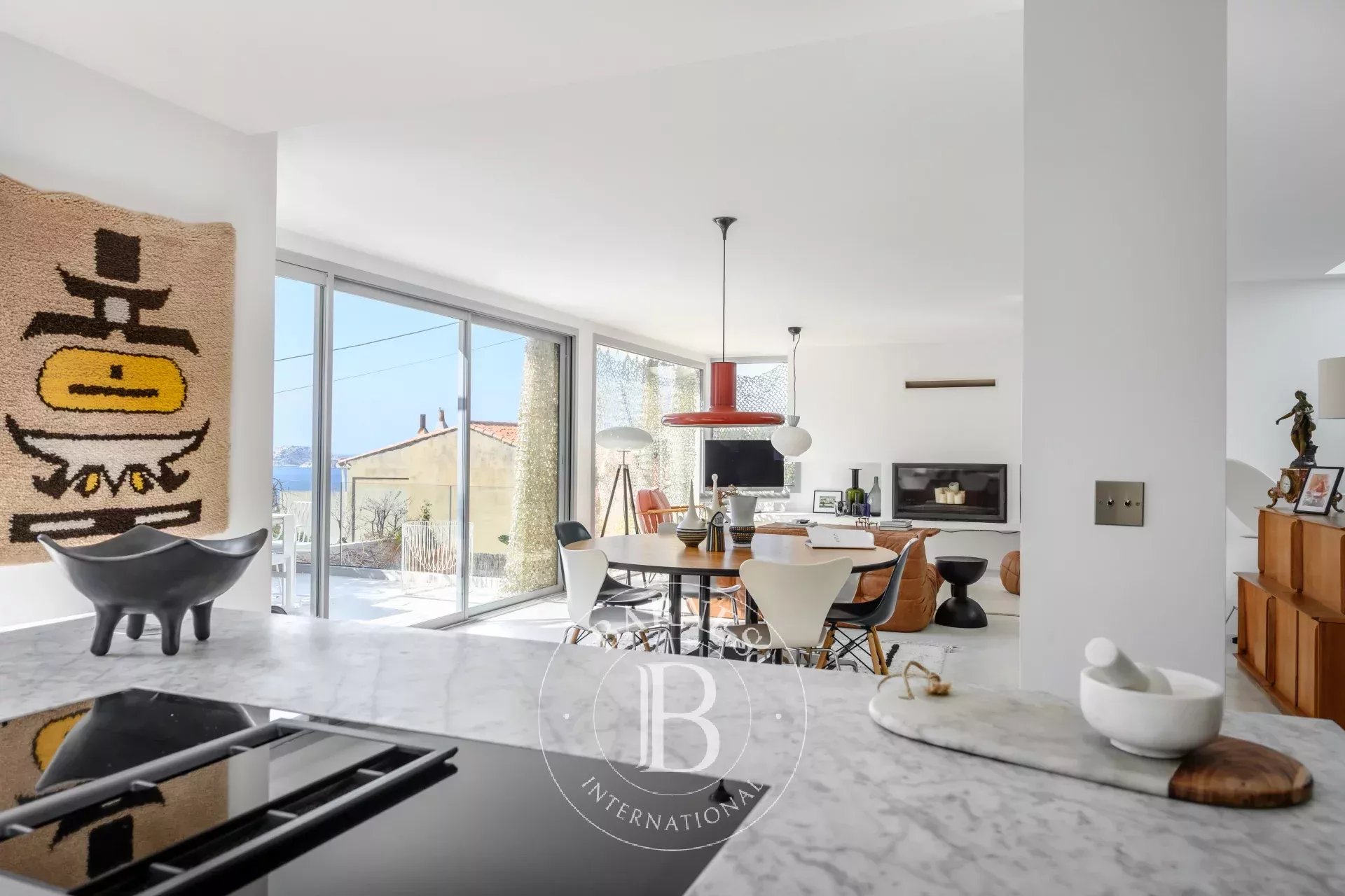 For sale - villa overlooking the sea - Bompard - 3 bedrooms - swimming pool - parking spaces - picture 7