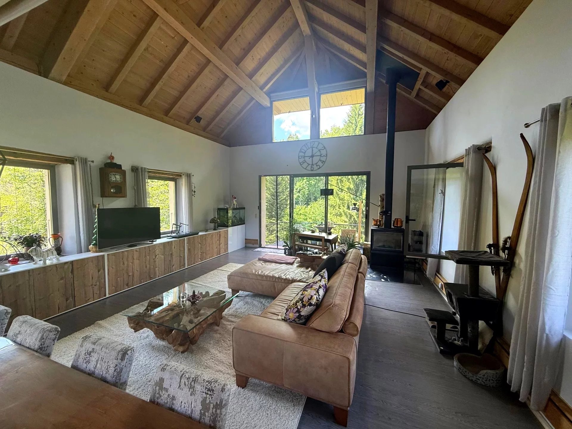 Chalet récent / terrain constuctible dans domaine privé - Nature, calme et vue - Fort rendement locatif - Cordon