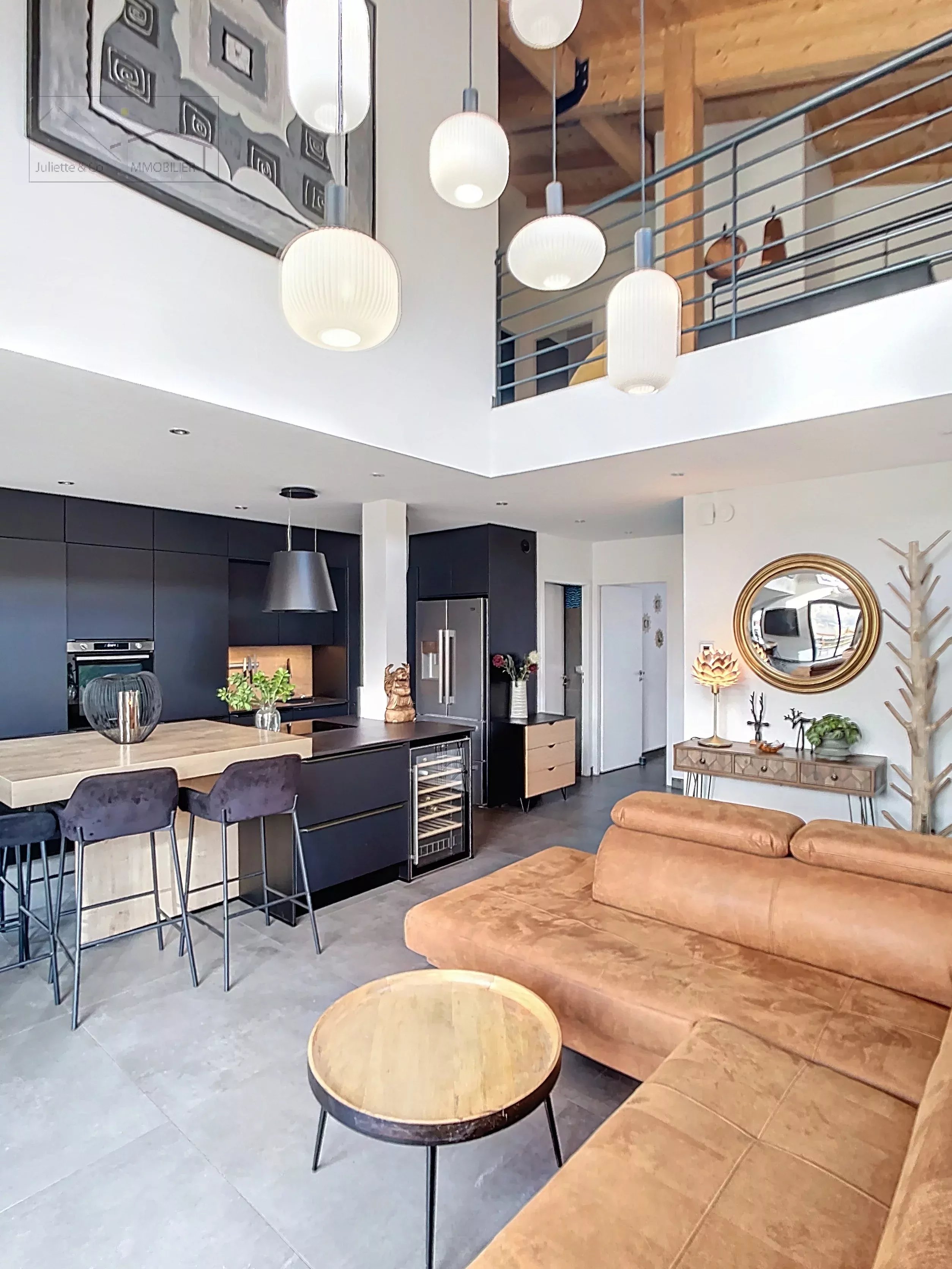 half Chalet with View in Sallanches Accommodation in Chamonix