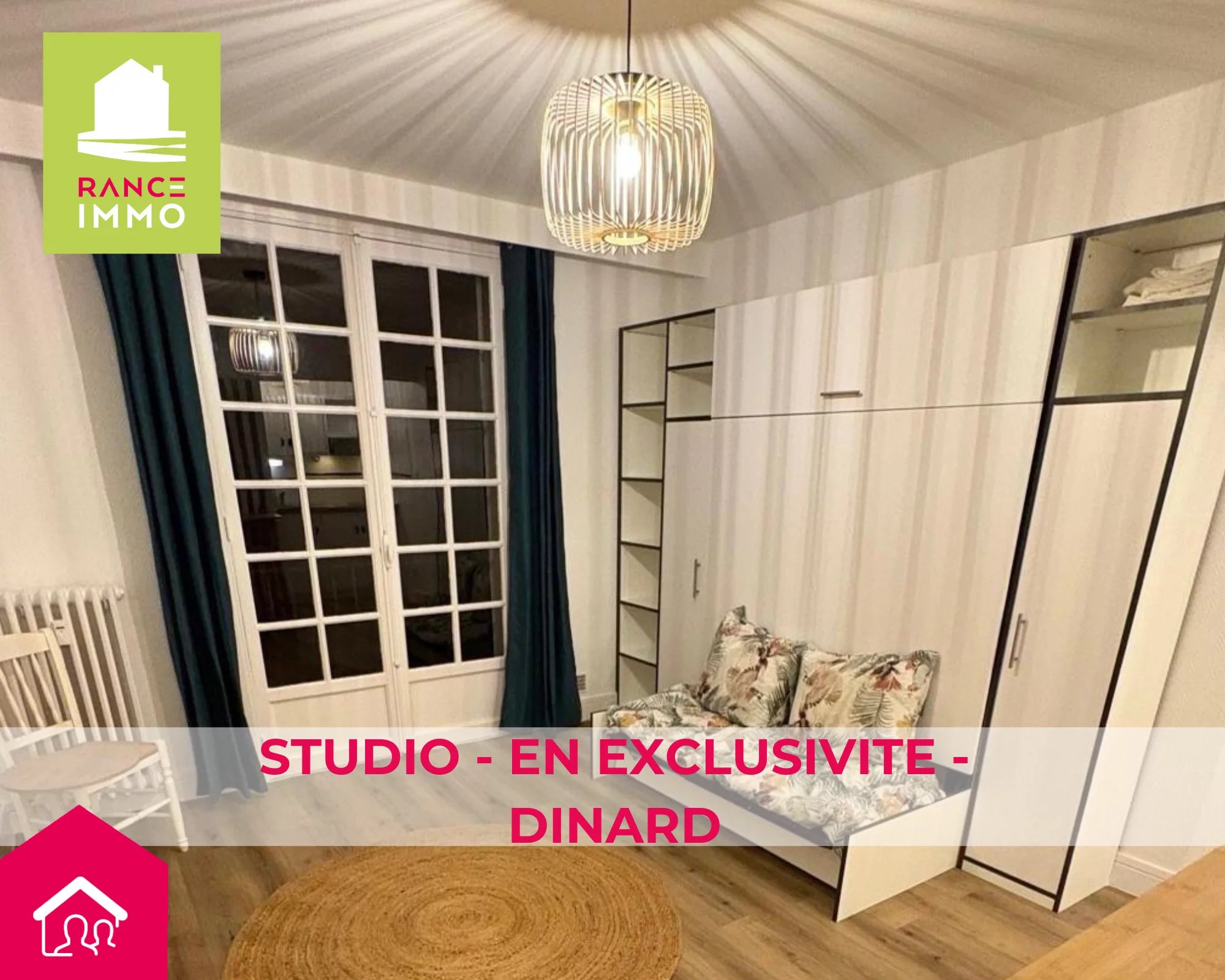 STUDIO MEUBLE - EN EXCLUSIVITE  - DINARD