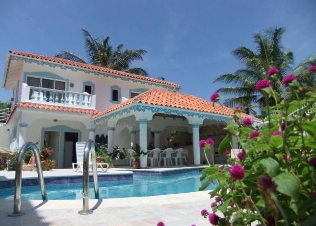 Villa située en bord de mer à Cabarete