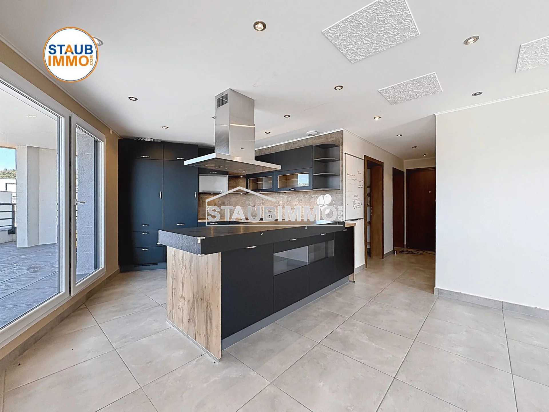 Blotzheim, Attique de 91 m² avec une grande terrasse de 74 m²