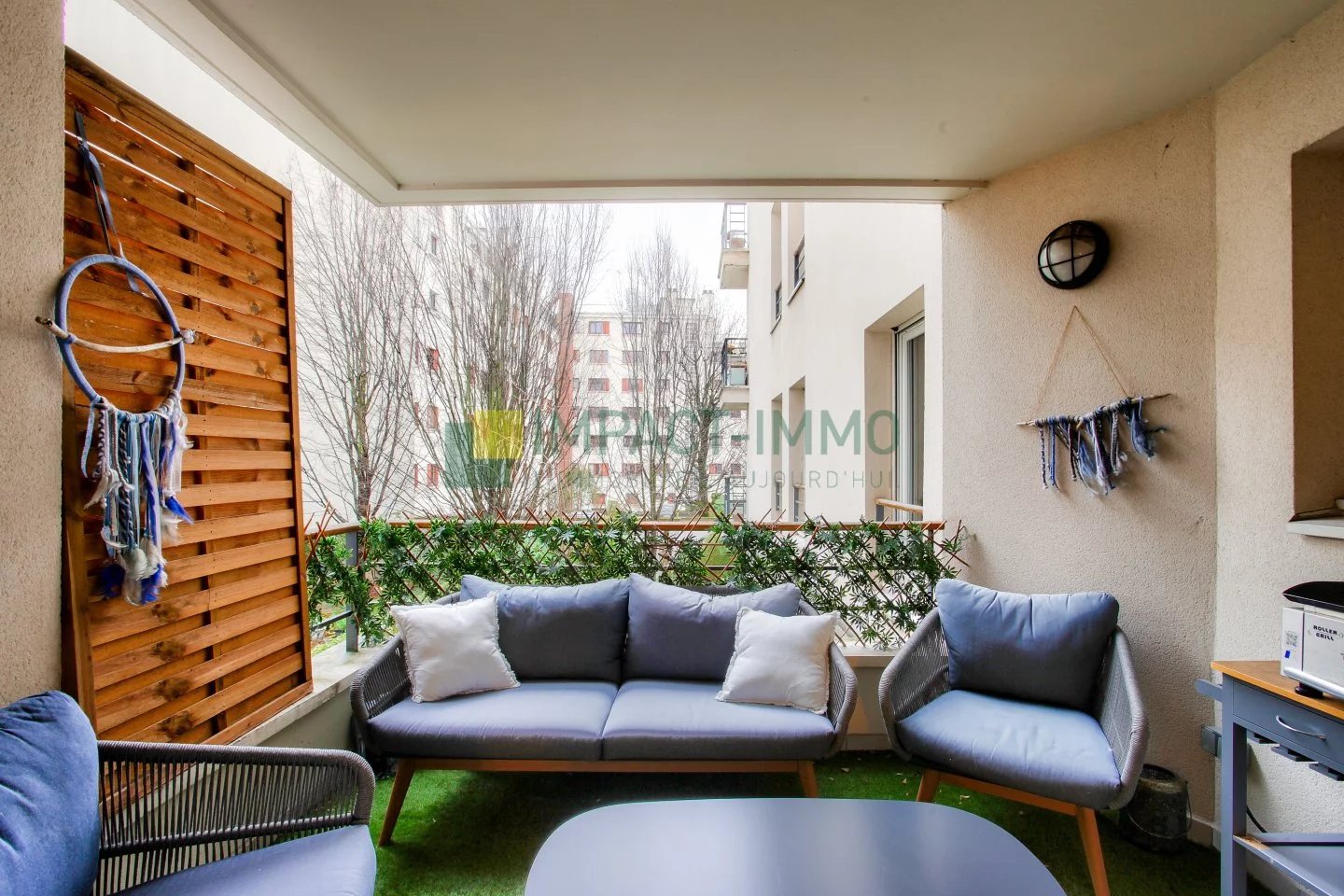 A VENDRE 3 PIECES 68,59M2 COURBEVOIE GARE - MARCEAU IMMEUBLE DE 2003 3 PIECES AVEC BALCON, CAVE ET PARKING