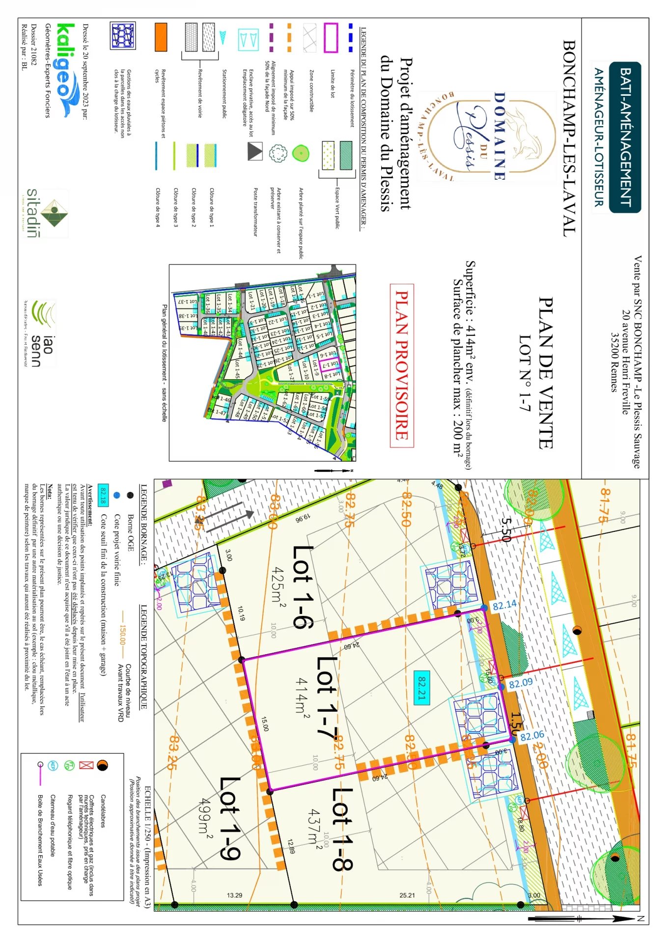 Vente Terrain constructible Bonchamp-lès-Laval