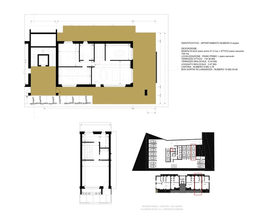 ATTICO DUPLEX CON TERRAZZO 116 MQ