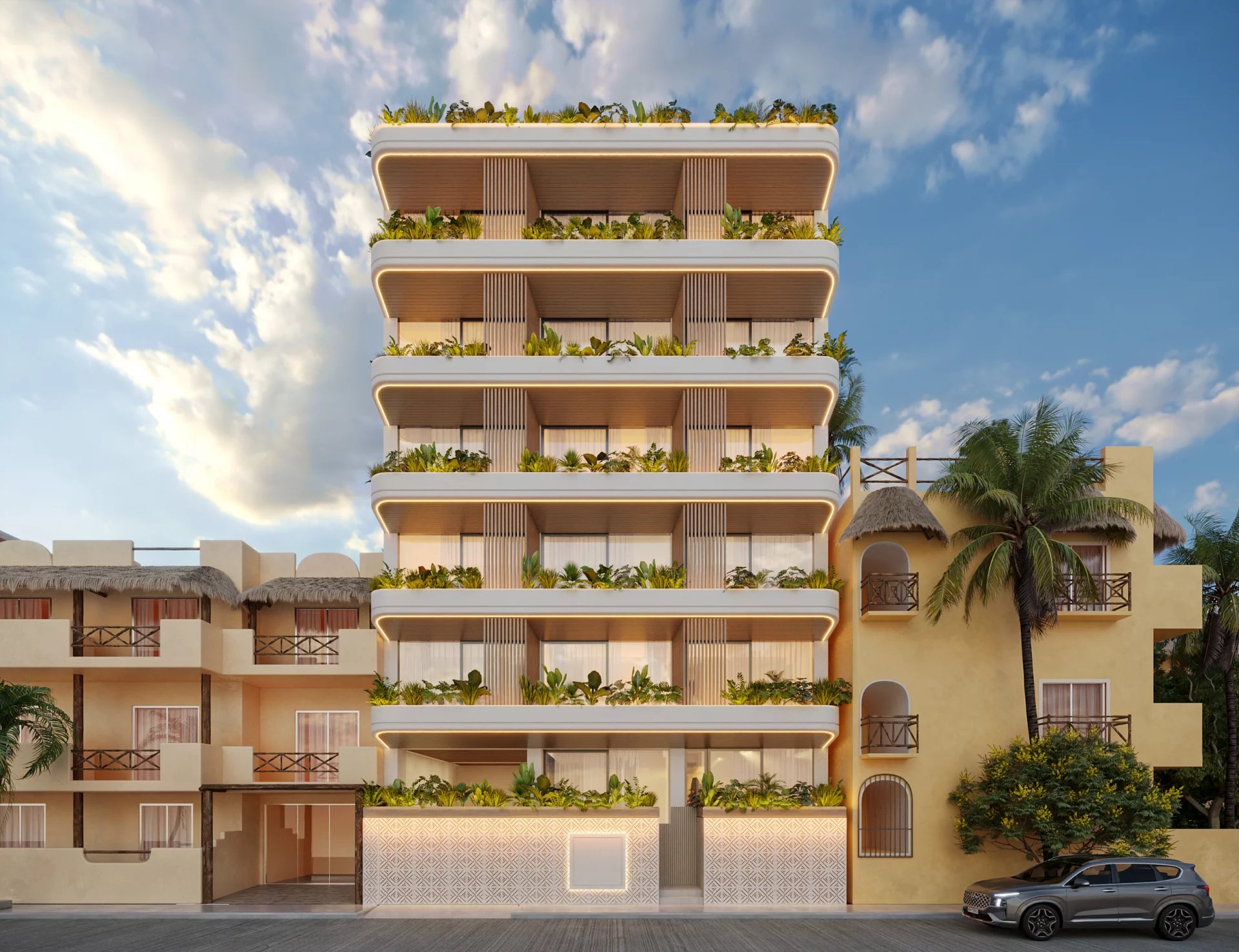 Venta excepcional departamento | 200m de la playa & roof top con vista al mar | Playa del Carmen Centro
